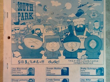 sega south park flipper manuel pinball